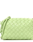 Nappa Intrecciato Mini Loop Camera Bag Fennel