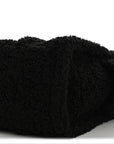 Polyester Cotton Medium The Teddy Traveler Tote Bag Black