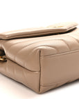 Calfskin Y Quilted Monogram Toy Loulou Crossbody Bag Dusty Grey