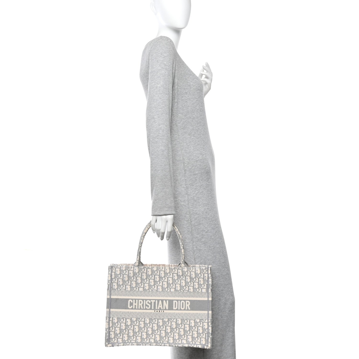 Oblique Medium Book Tote Grey