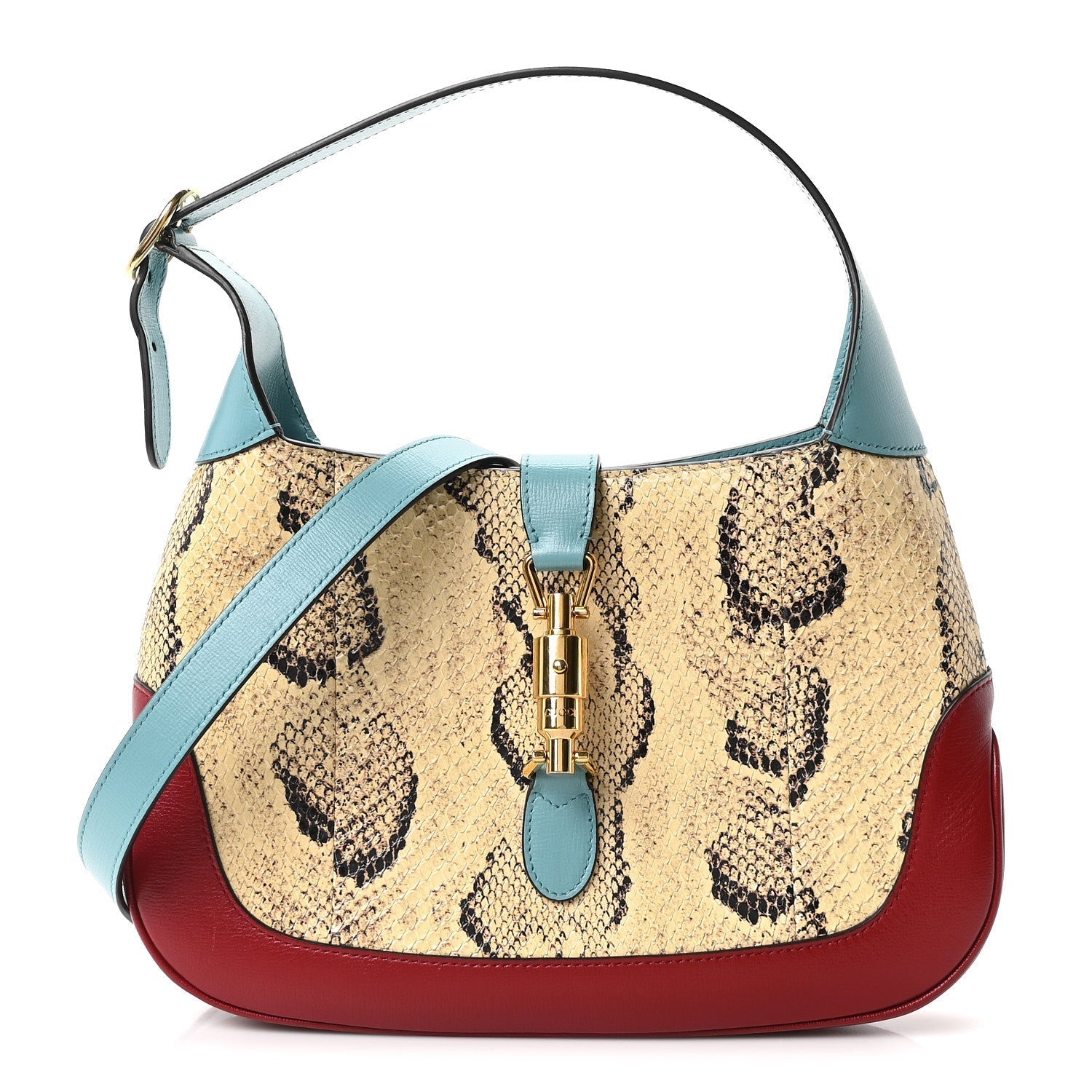 Snakeskin Calfskin Small Jackie 1961 Hobo Multicolor