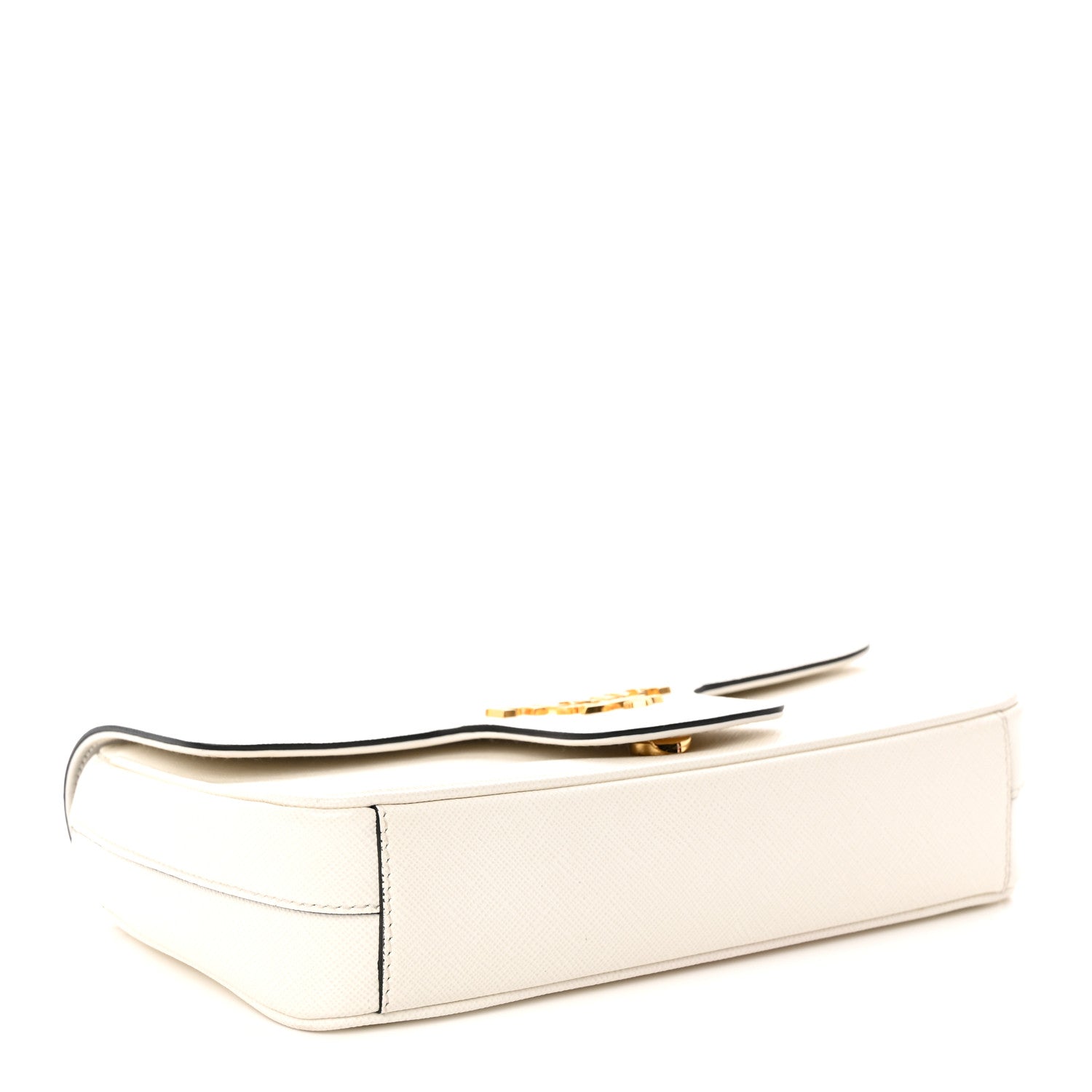 Saffiano Flap Shoulder Bag Talco
