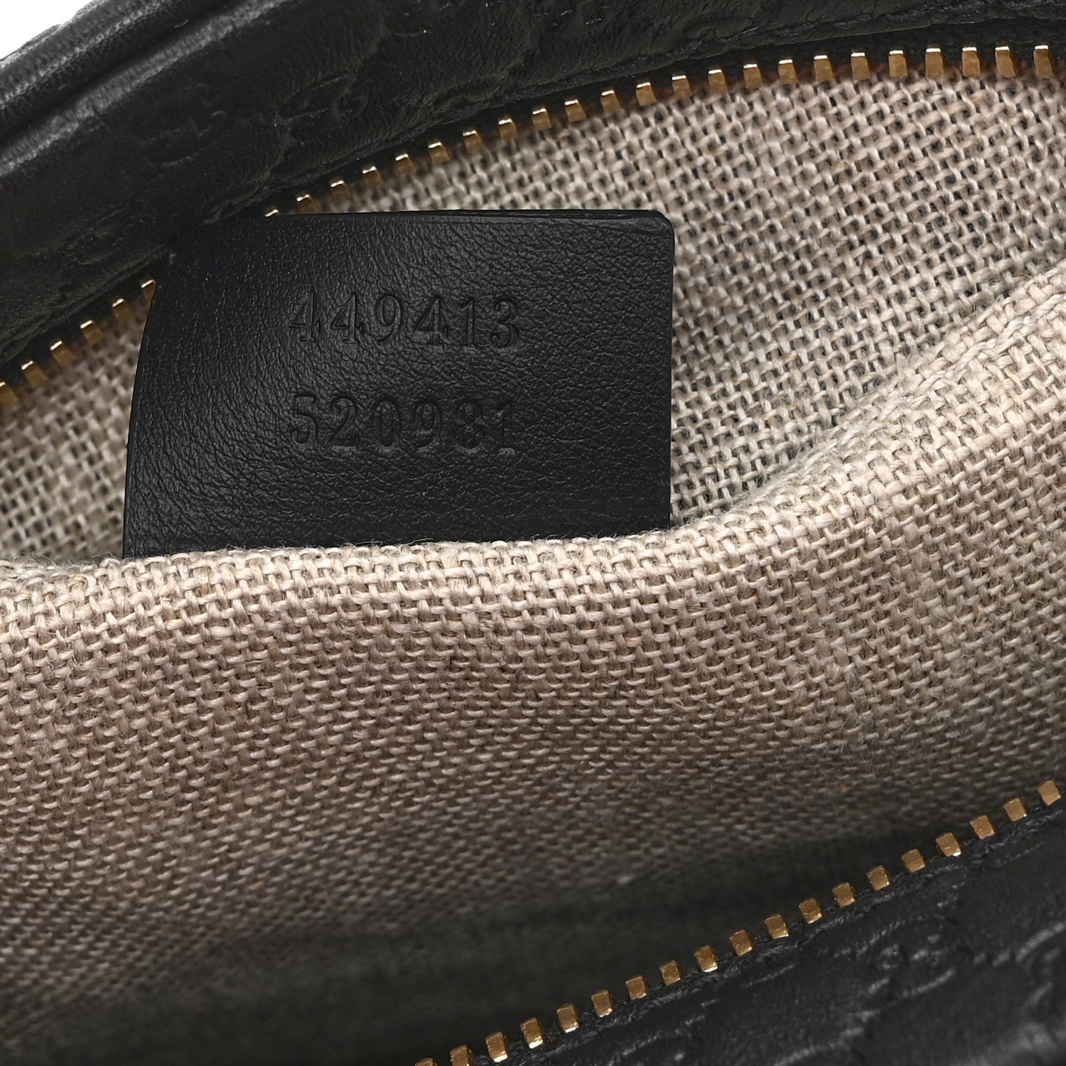 MicroGCCIssima Mini Bree Messenger Bag Black