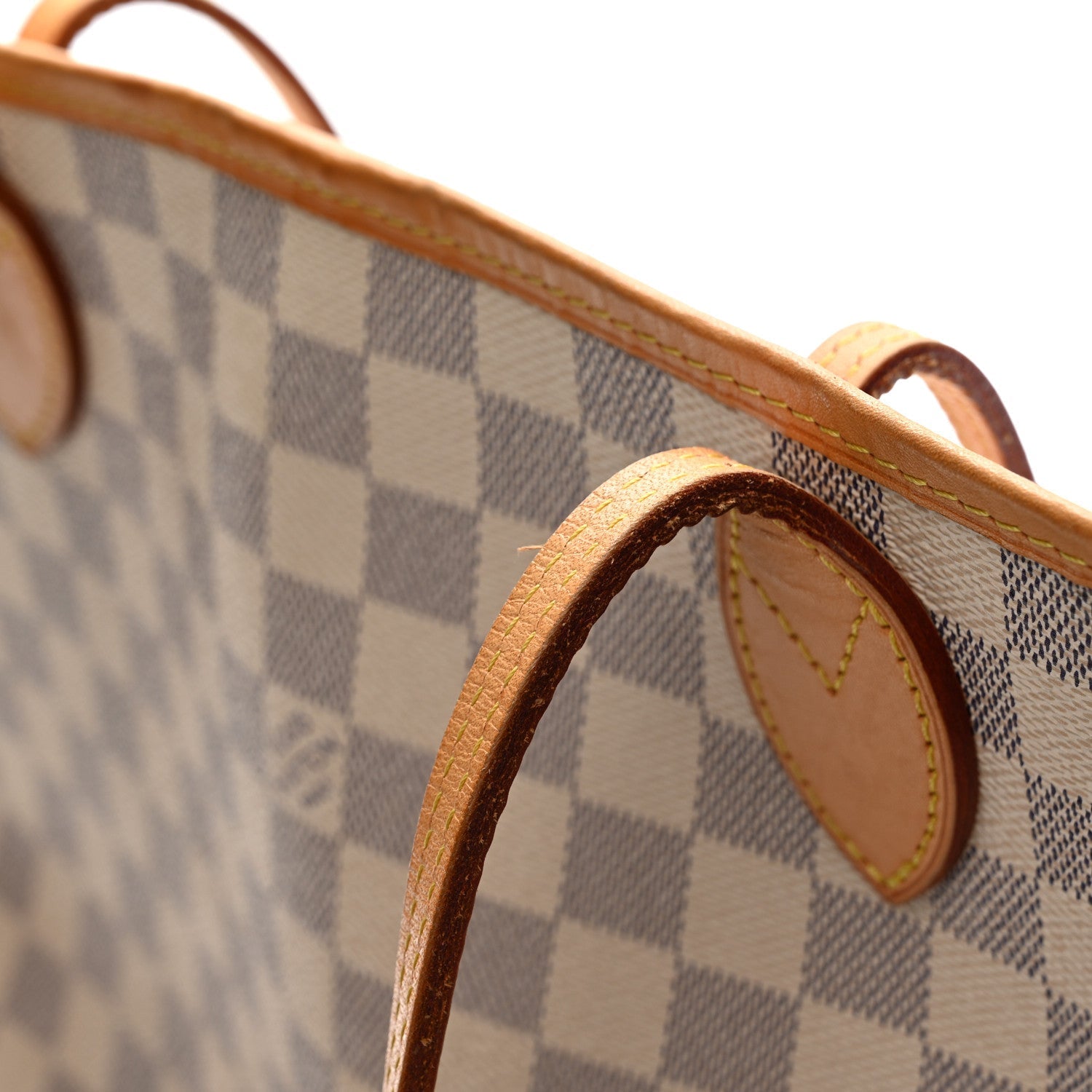 Damier Azur Neo Neverfull MM Rose Ballerine