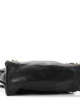 Chevre Gold Metallic Edge Hardware City Black