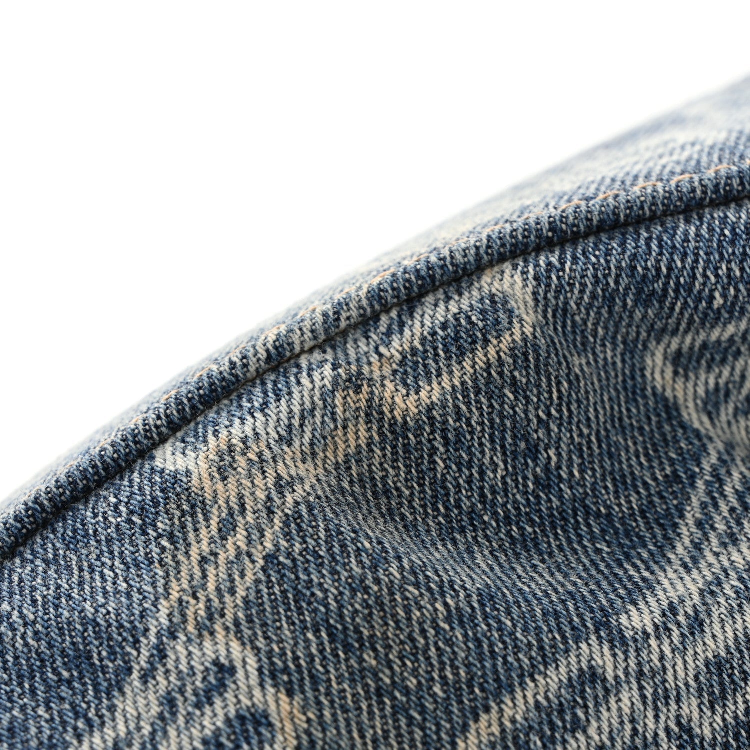 Denim BB Monogram Neo Cagole City Handbag Blue