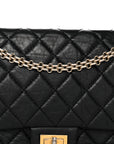 Aged Calfskin Quilted 2.55 Reissue 226 Flap Black