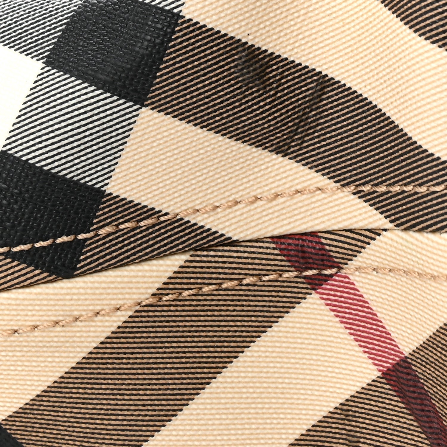 Supernova Check Small Nickie Tote Black