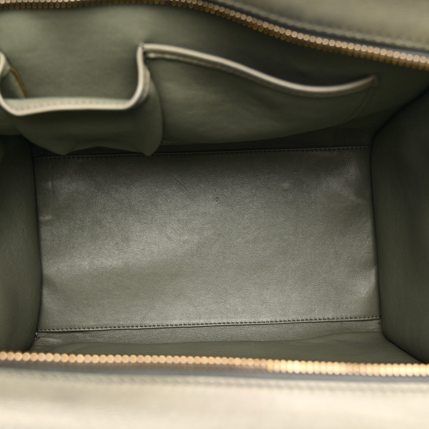 Smooth Calfskin Mini Luggage Almond