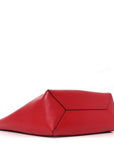 Calfskin Medium Diamond Tote Red