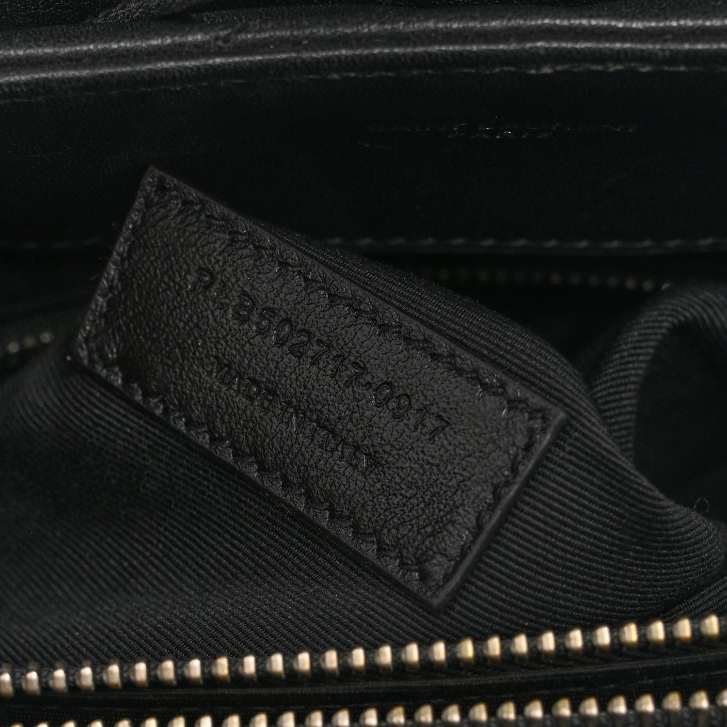 Calfskin Y Quilted Monogram Small Loulou Shopper Black