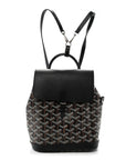 Goyardine Calfskin Mini Alpin Backpack Black