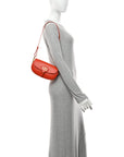 Box Calfskin East West Bobby Bag Orange