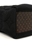 Econyl Monogram Pillow Giant Onthego MM  Black