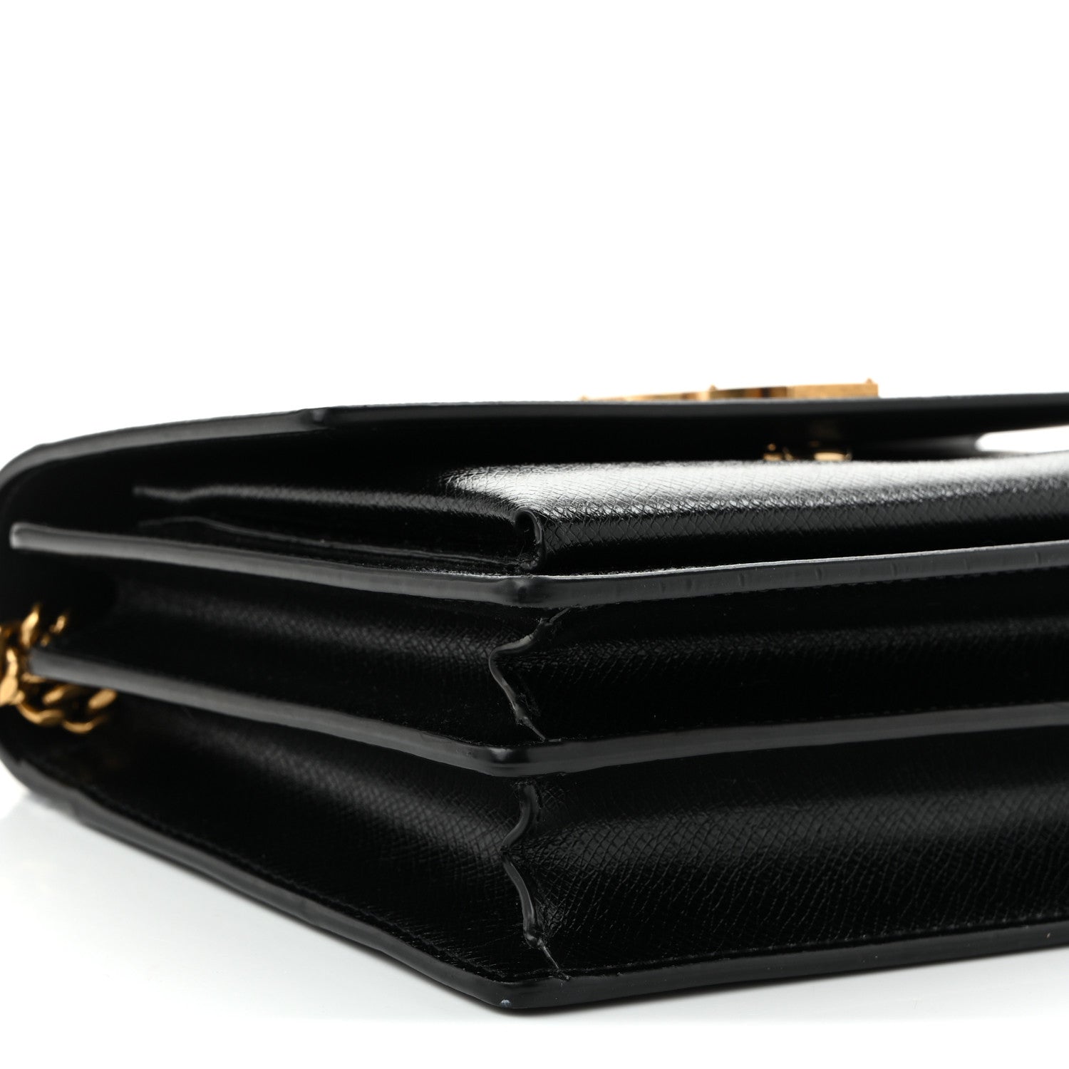 Coated Bark Calfskin Medium Monogram Sunset Black