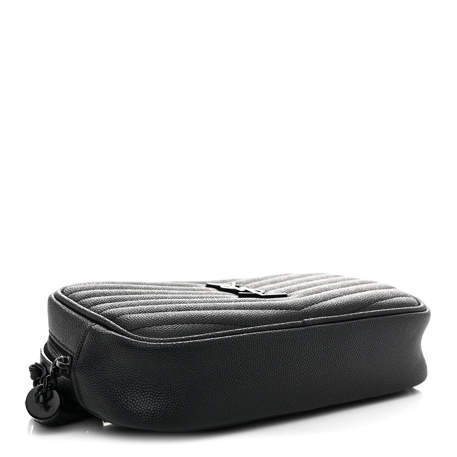 Grain De Poudre Matelasse Monochrome Monogram Mini Lou Camera Bag Black