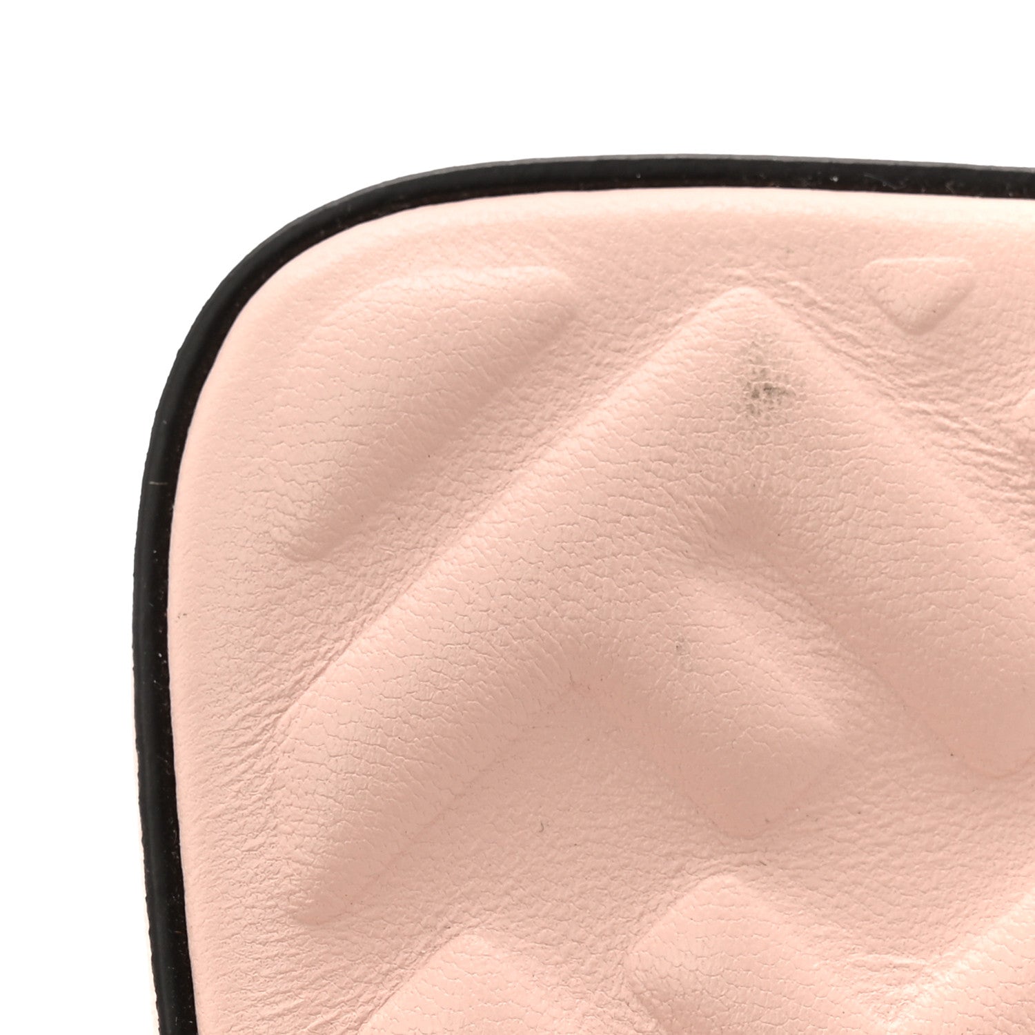Nappa Matisse FF Embossed Nano Maxi Buckle Baguette Charm Rosa Quarzo