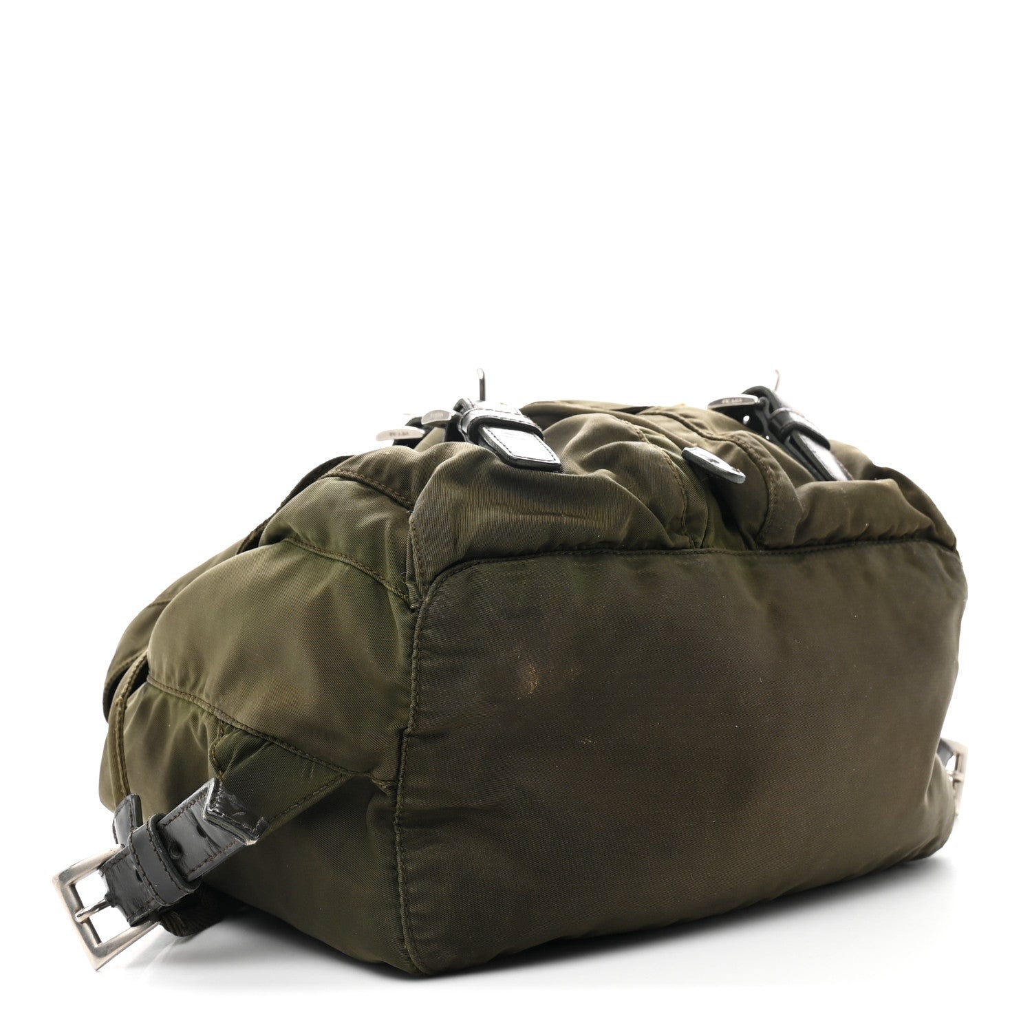 Tessuto Nylon Vela Small Backpack Dark Green