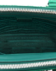 Satin Crystal Mini Galleria Double Zip Tote Mango