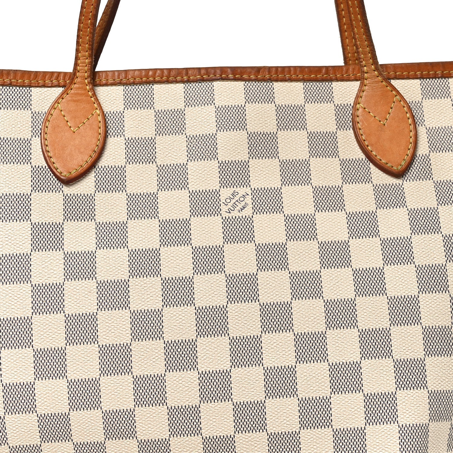 Damier Azur Neo Neverfull MM Rose Ballerine