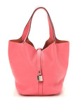 Taurillon Clemence Picotin Lock 22 MM Rose Azalee