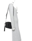 Calfskin Matelasse Monogram Monochrome Lou Camera Bag Black