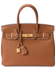 Togo Birkin 30 Gold