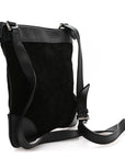 GCCIssima Suede Crossbody Bag Black