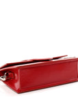 Glazed Calfskin Le Grand Bambino Red