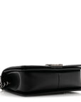 Lambskin Quilted Medium Boy Flap Black