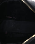 Suede Calfskin Monogram Lou Camera Bag Black