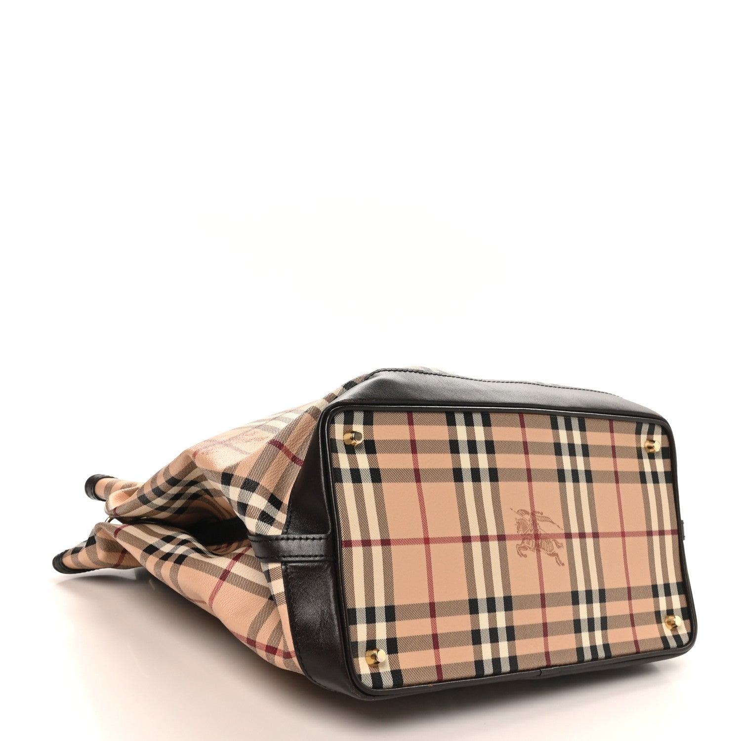 Haymarket Check Medium Golderton Tote Chocolate