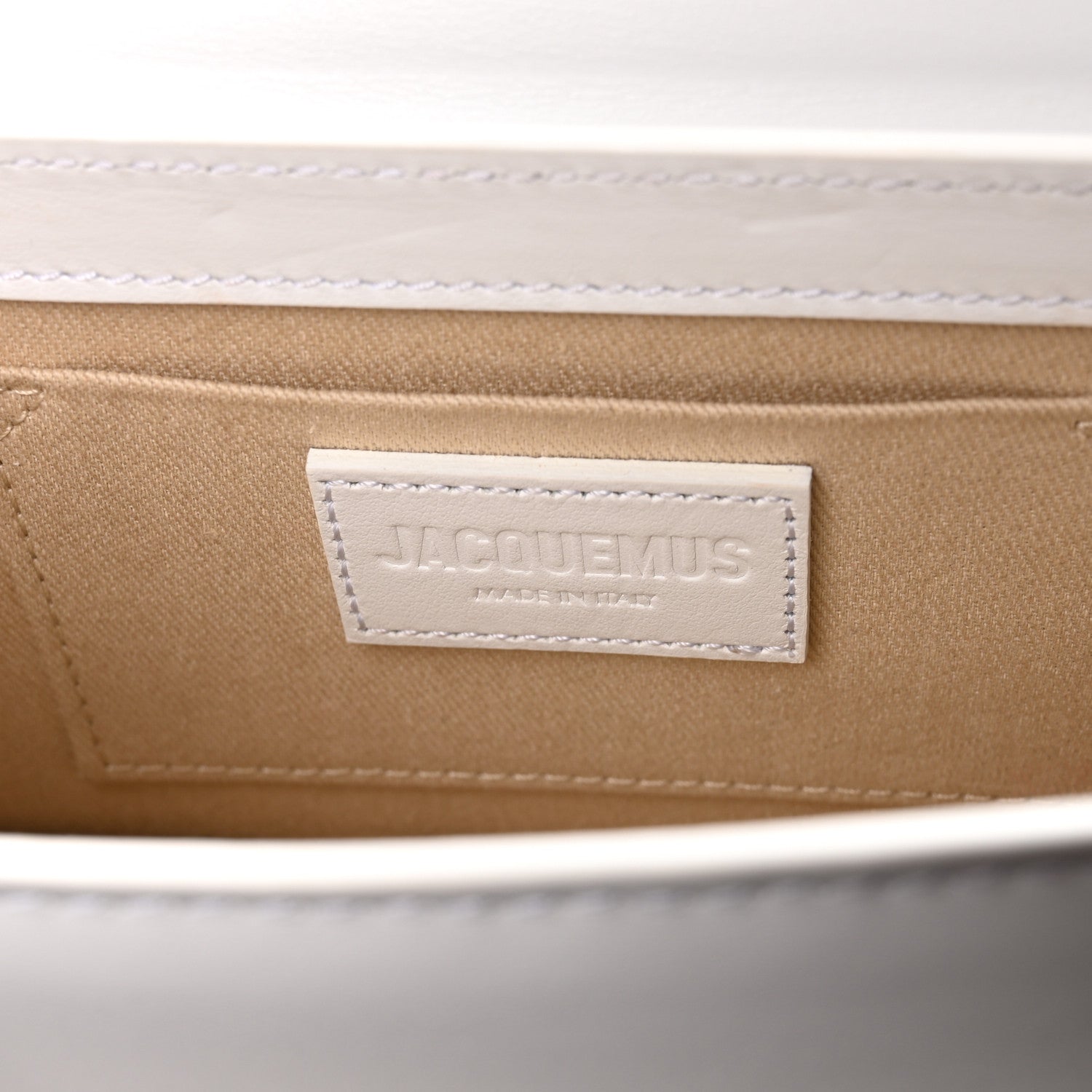 Smooth Calfskin Le Chiquito Long White