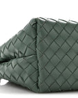 Nappa Intrecciato Medium Andiamo Shoulder Bag Aloe