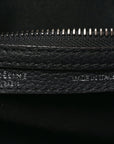 Drummed Calfskin Micro Luggage Black