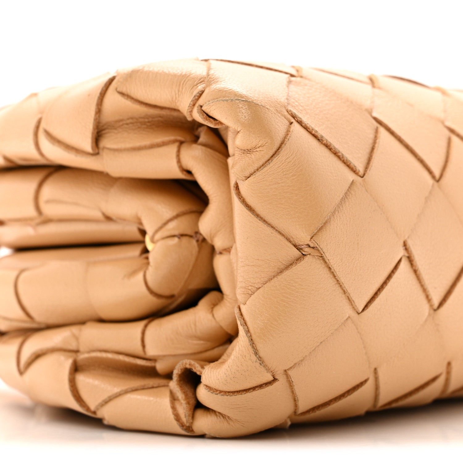 Nappa Intrecciato The Mini Pouch Almond