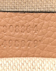 Pebbled Calfskin Small Soho Disco Bag Camelia