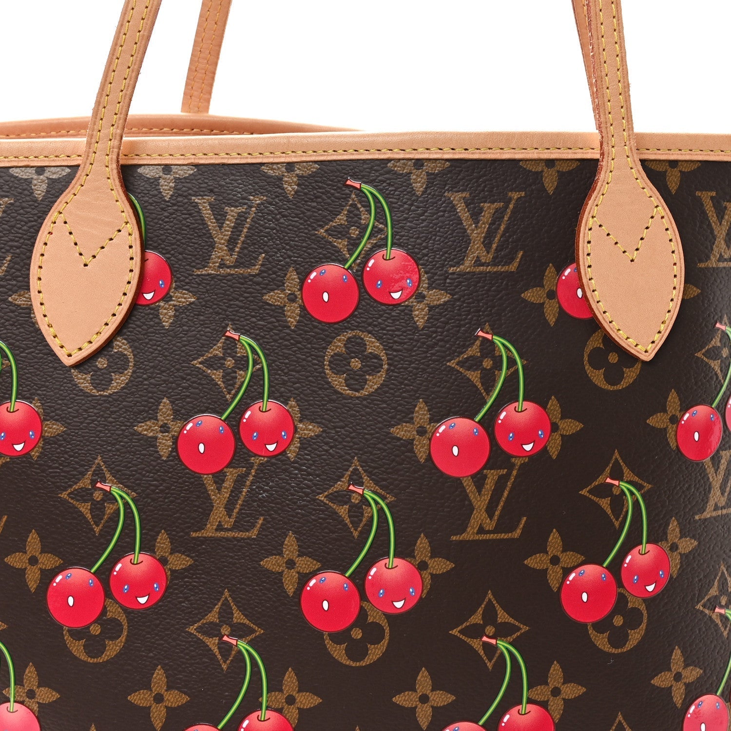 LV X TM Monogram Cerises Neverfull MM