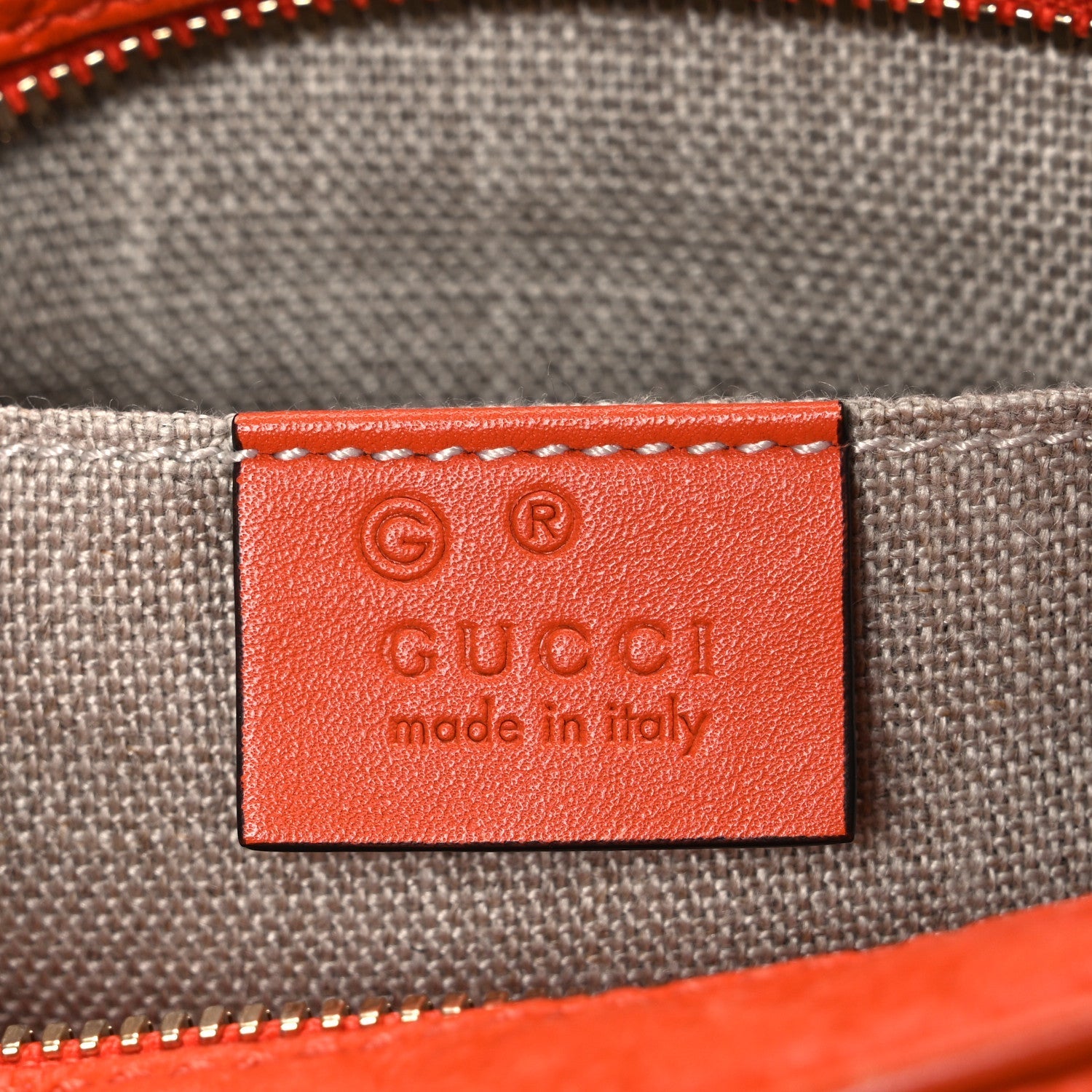 Soft MicroGCCIssima Mini Bree Messenger Bag Sun Orange