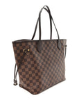 Damier Ebene Neo Neverfull MM Rose Ballerine