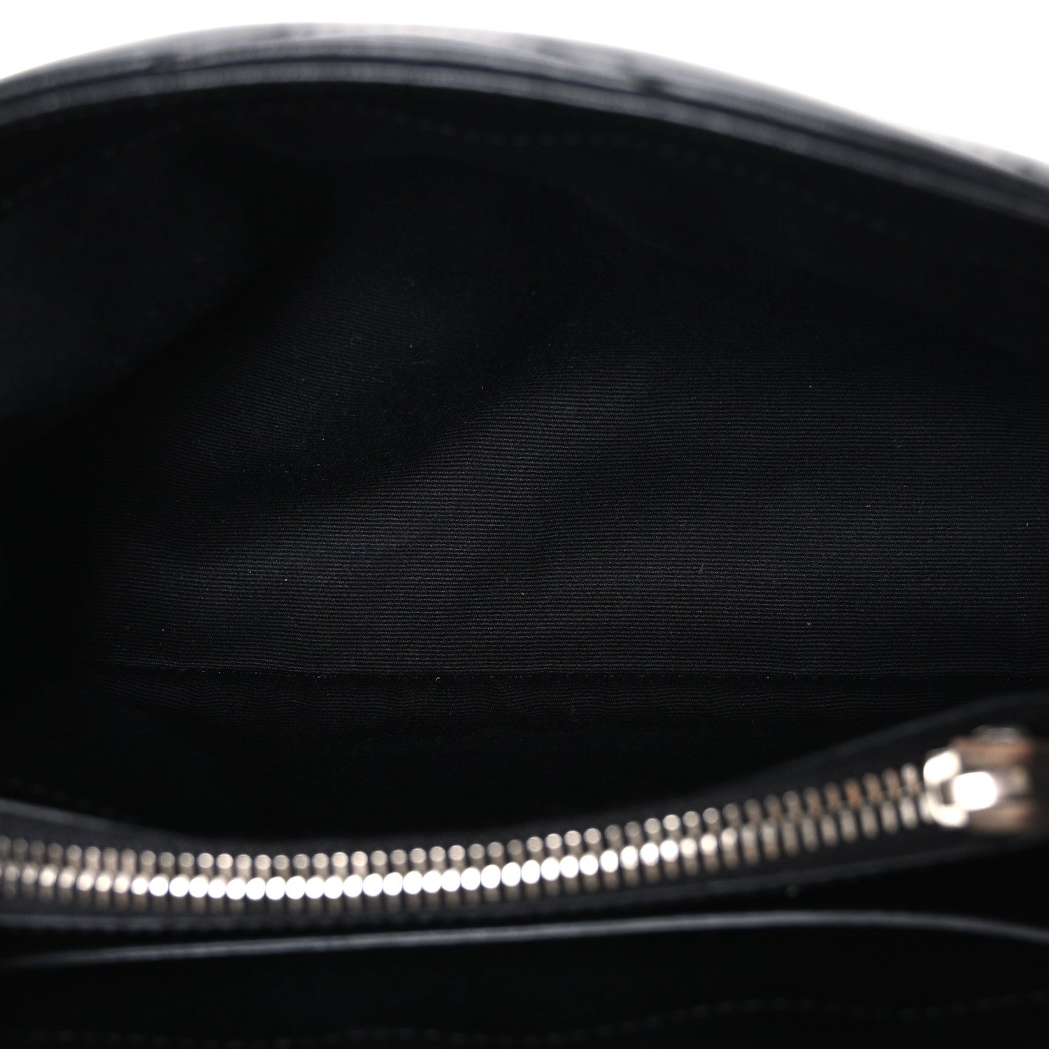 Calfskin Y Quilted Monogram Small Loulou Chain Satchel Black