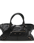 Agneau Giant 21 Rose Gold  Hardware Part Time Black