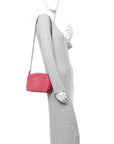 Soft Calfskin Diagramme Camera Bag Peonia
