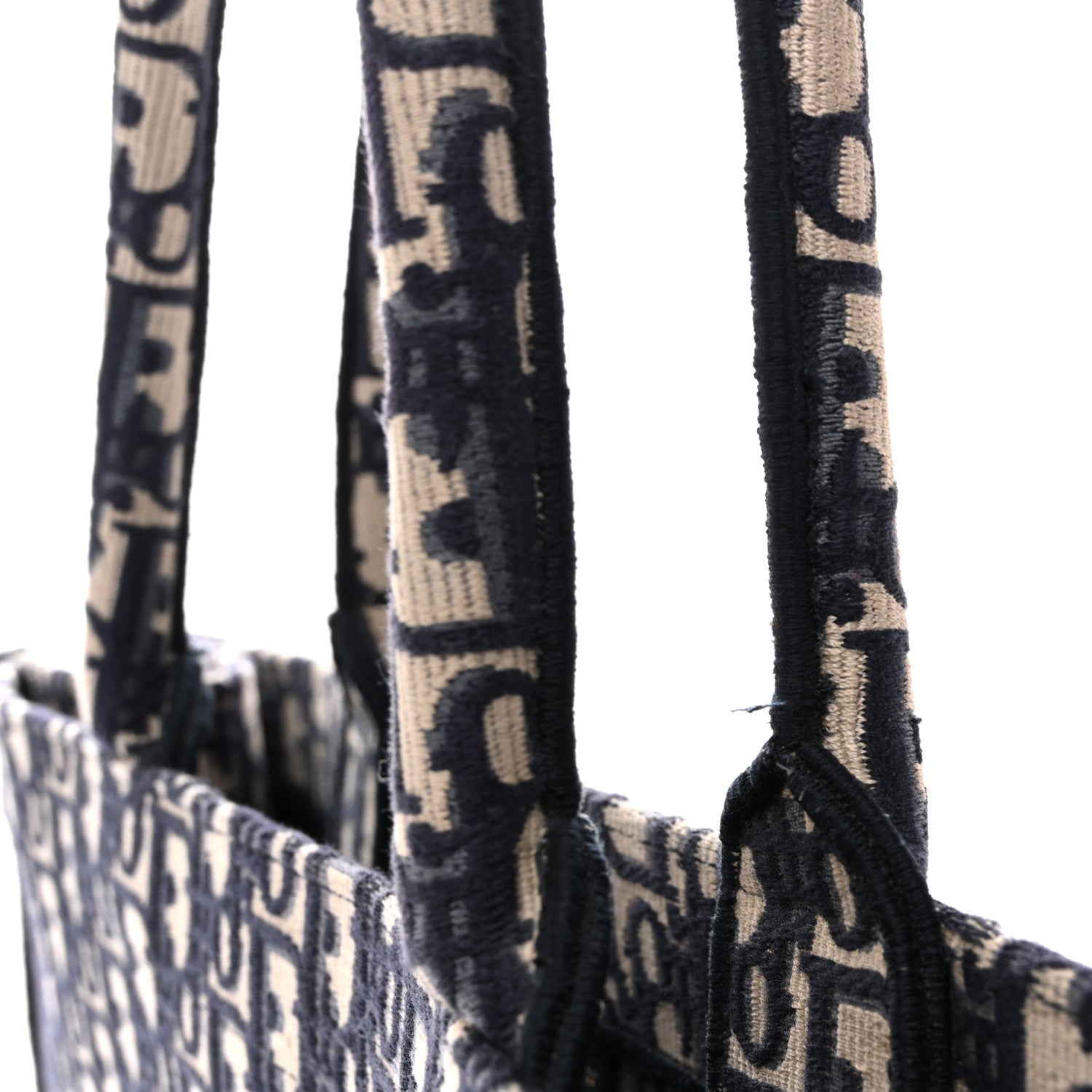 Oblique Large Book Tote Blue Multicolor