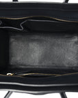 Smooth Calfskin Micro Luggage Navy Blue