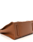 Grained Calfskin Medium The Tote Bag Argan Oil