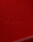 Shiny Alligator Azap Wallet Geranium