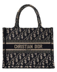 Oblique Small Book Tote Blue Multicolor