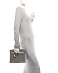 Togo Horseshoe Birkin 25 Etain Gris Perle