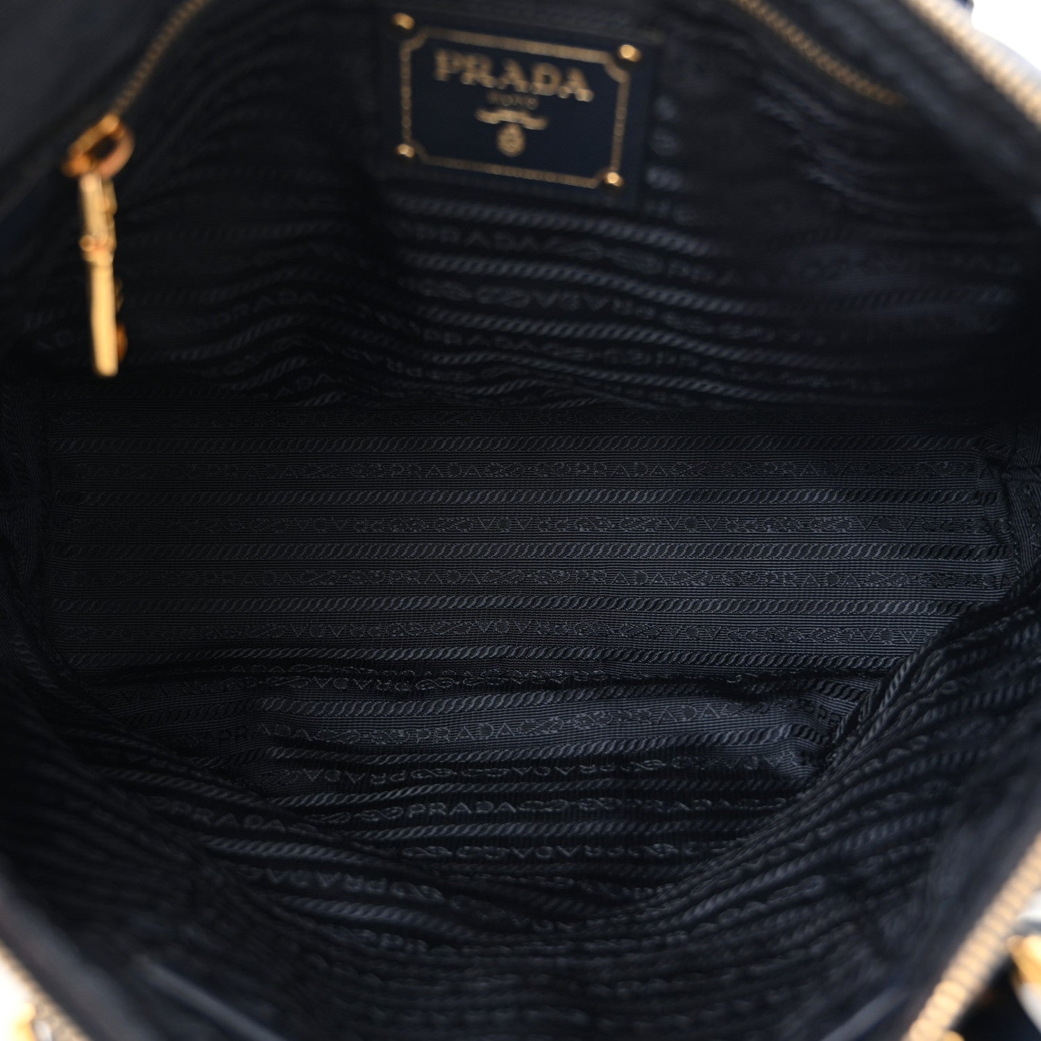 Saffiano Tessuto Nylon Shopping Tote Royal Blue